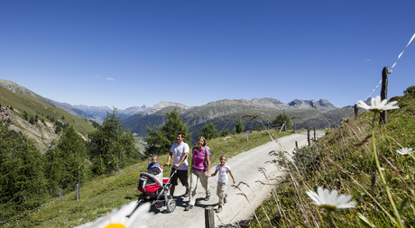 Sommeraktivitäten für Familien im Hotel Castell in St. Moritz